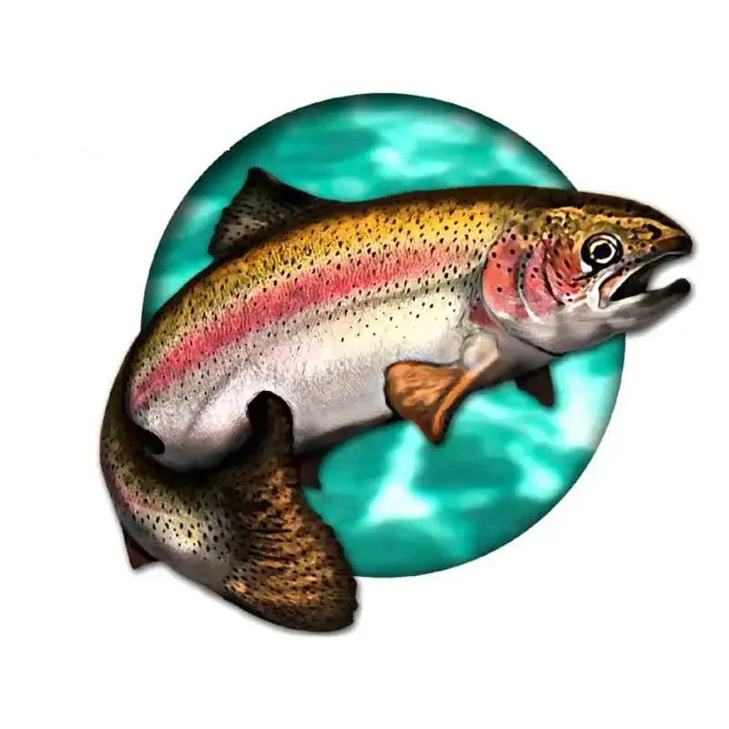 Stickers Wild Brown Trout Caravan Personality Sticker Exterior