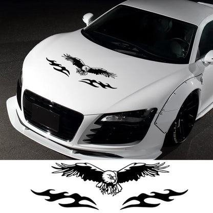 Eagle Graphics Hood Body Vinyl Decals Bonnet Sticker Side