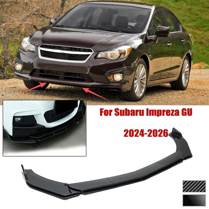For Subaru Impreza Gu 2024-2026 Spoiler 5PCS Front Bumper Shovel