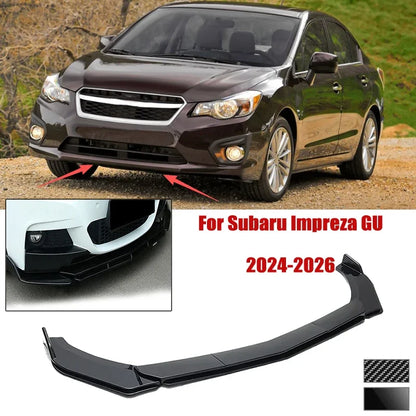 For Subaru Impreza Gu 2024-2026 Spoiler 5PCS Front Bumper Shovel