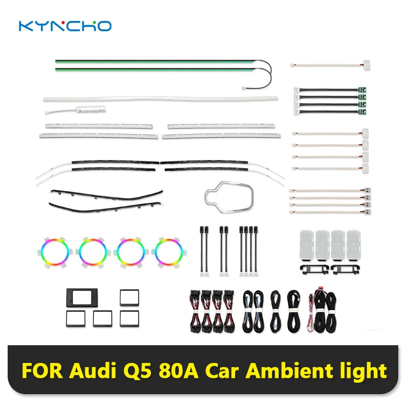 For Audi Q5 Ambient Lighting Models Colors Suitable From 2018