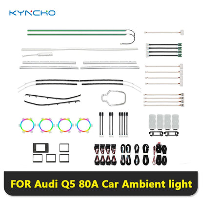 For Audi Q5 Ambient Lighting Models Colors Suitable From 2018