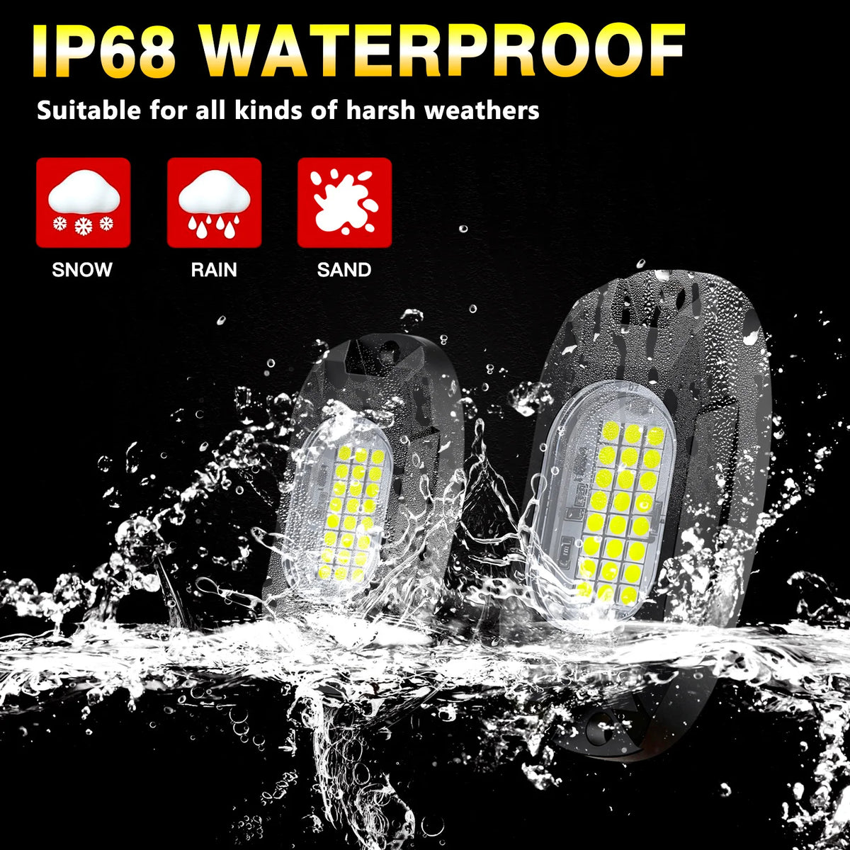 For Off-Road Atvs Utvs Boats,Yachts,Waterproof Shockproof R6