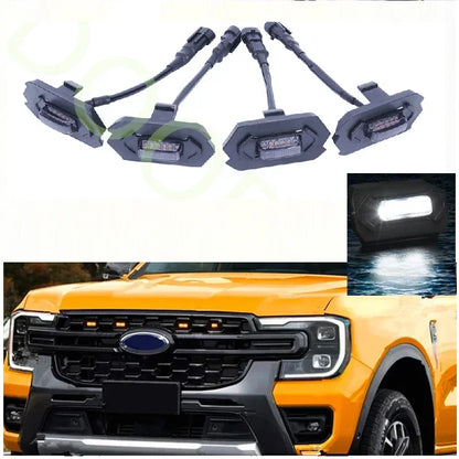 For Ranger Wildtrack T9 2023 2024 Xtsidi Day Racing Grills Amber