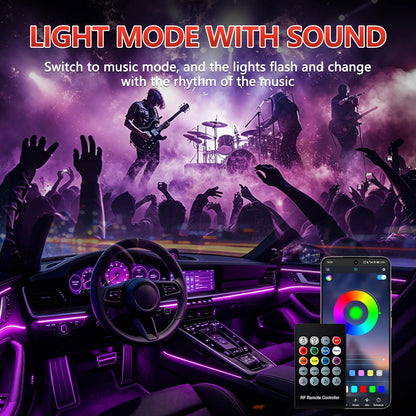 Flexible El Wire APP Remote Control Atmosphere Strip Neon