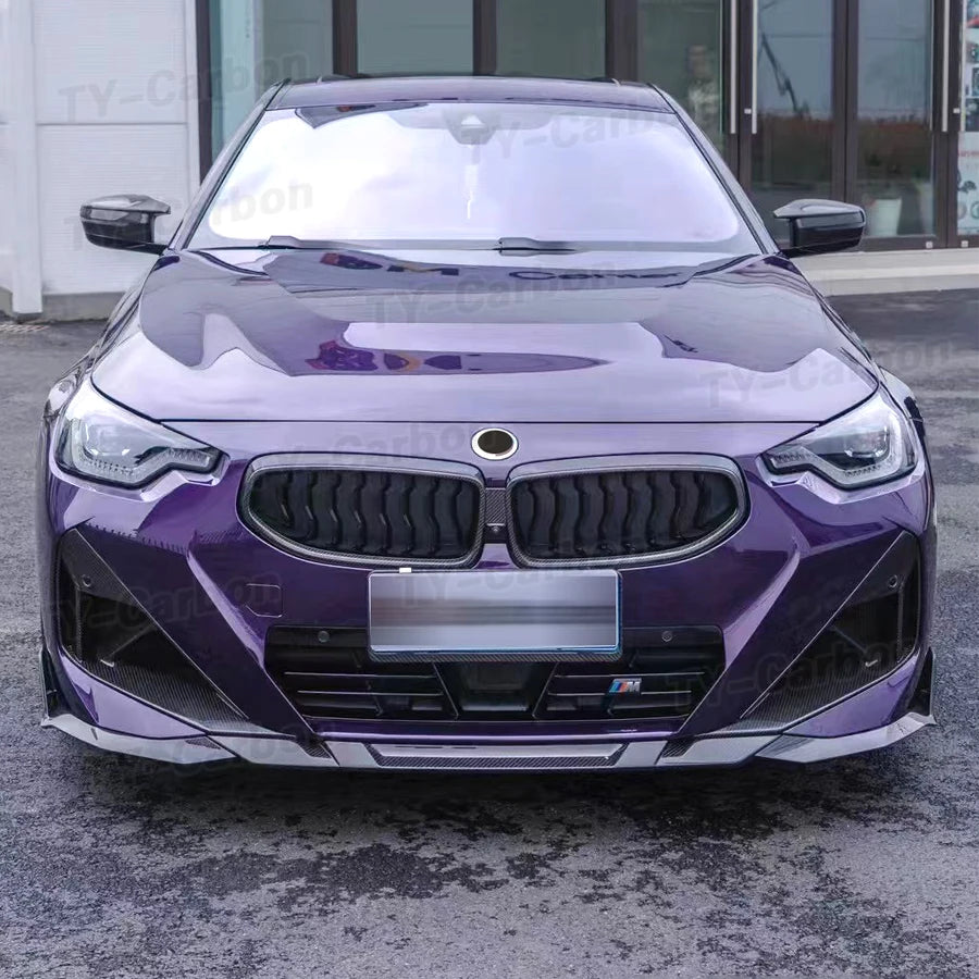 For BMW 2 Series G42 M235I M240I Dry Carbon Fiber Front Bumper