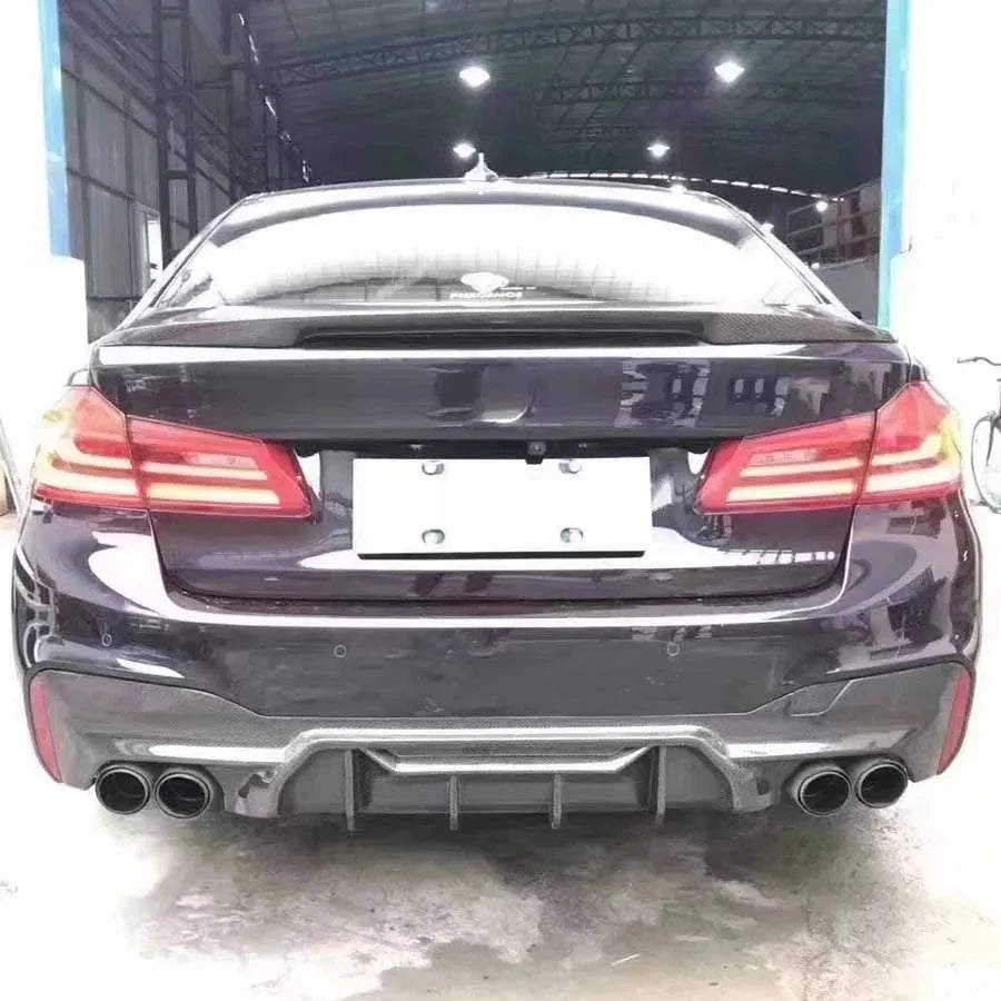 For BMW 5 Series M5 F90 G30 G38 540I 530 Carbon Fiber Back Lip