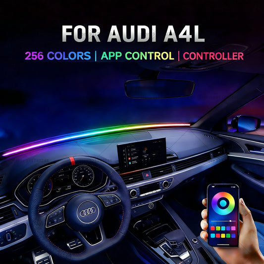 For Audi A4L Front Window Ambient Dynamic RGB Color Changing