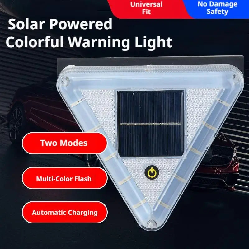 Truck Solar Powered Warning Flashing Anti Collision Tail Touch