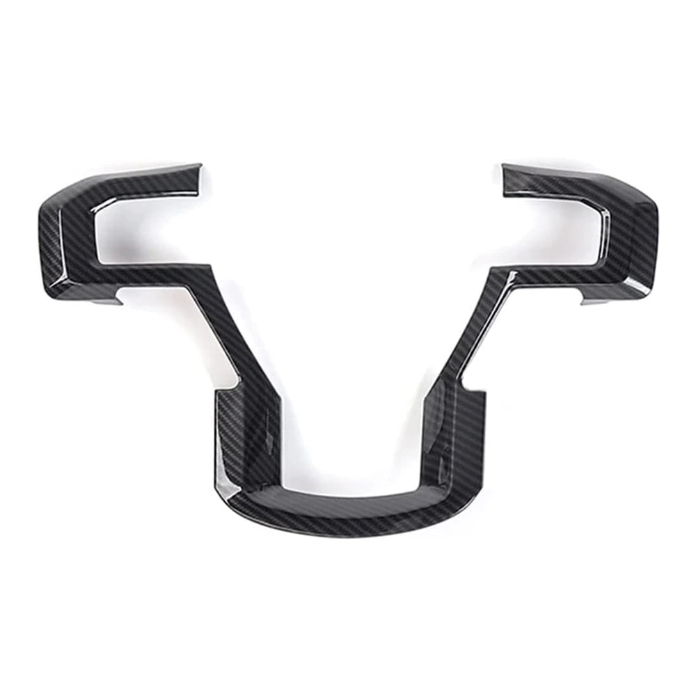 For Ford F150 2015 - 2020 ABS Carbon Fiber Steering Wheel Cover