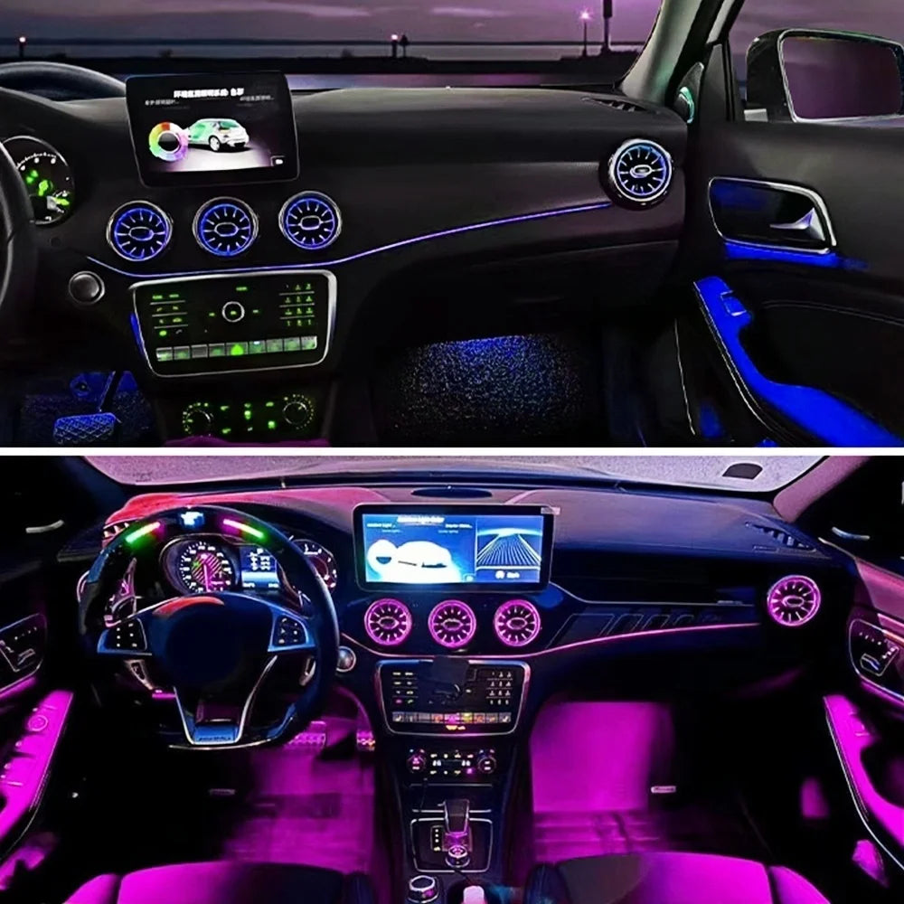 For Mercedes-Benz A Cla Gla W176 W117 W156 12 Colors Ambient