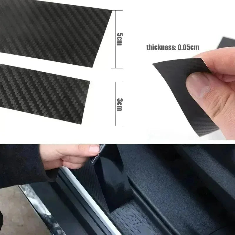 Carbon Fiber Sticker Paste Threshold Protective Film Anti Scratch