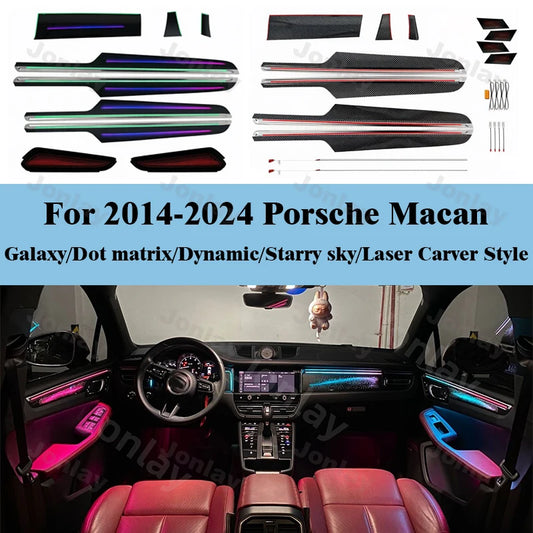 For Macan 2014-2024 Ambient Light Mood Lighting Atmosphere Kit