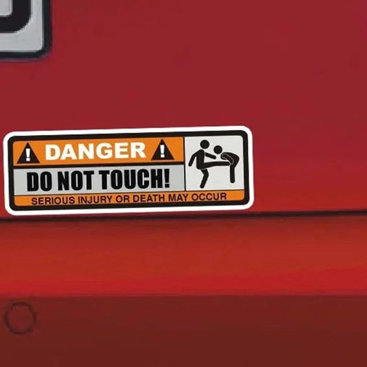 2PCS Sticker Danger Do Not Touch Serious Injury Or