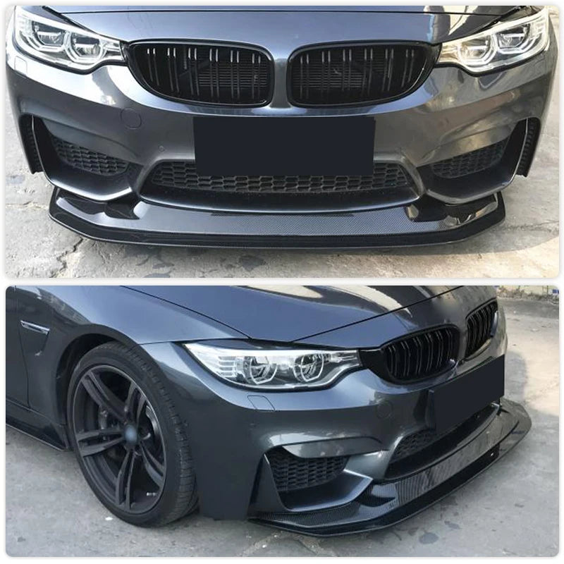 For BMW F80 M3 F82 F83 Full Carbon Fiber Front Bumper Lip