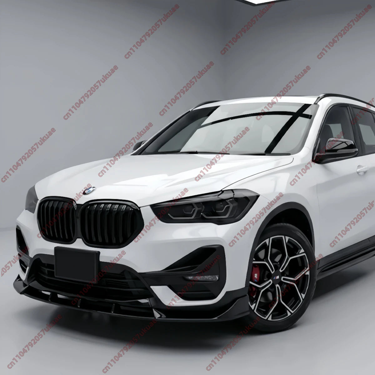 For BMW X1 F48 F49 16D Front Bumper Lip Splitter 18I 18D 20I 20D