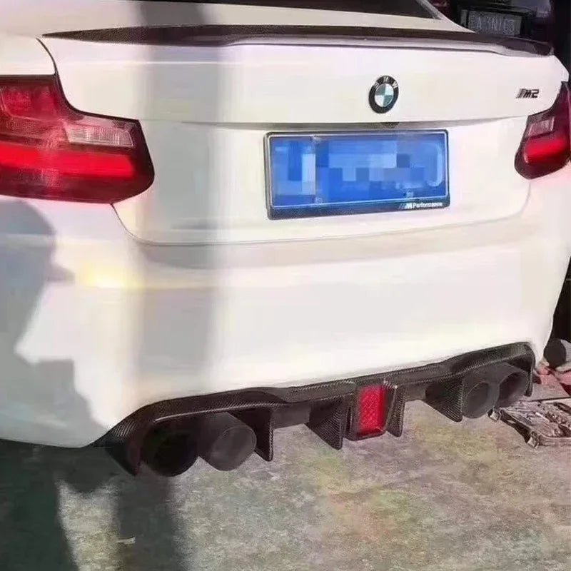 For BMW F87 M2 M2C 2014-2021 Carbon Fiber Back Lip Rear Bumper