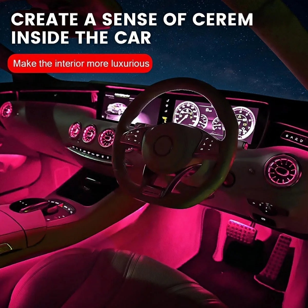 For Mercedes-Benz S-COUPE W217 C217 Colors Air Vents Ambient