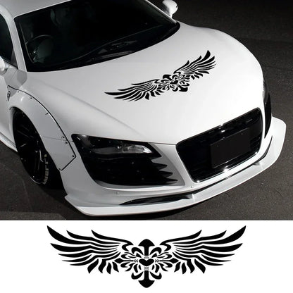 For Hood Body Door Windows Auto Hood Stickers 70x22cm Angel