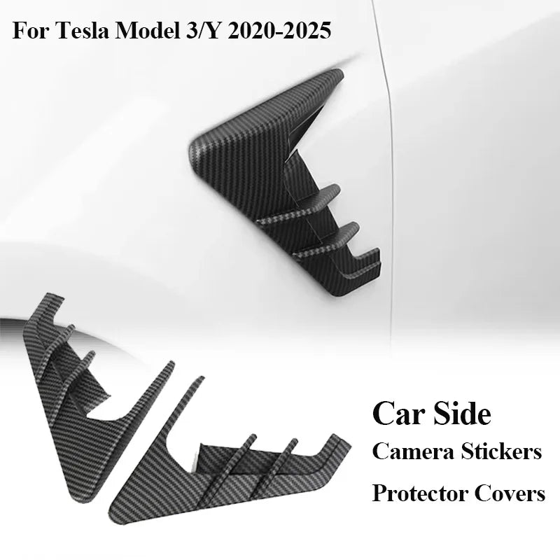 For Tesla Model 3 Model Y 2PCS ABS Side Camera Protection Cover
