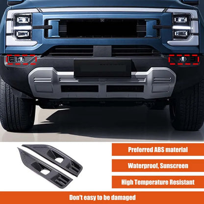For BYD Shark 2024+ Pickup Truck Front Fog Exterior ABS Carbon