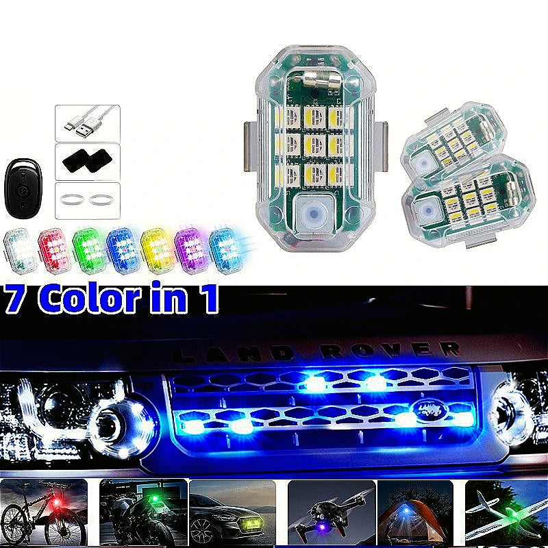 In Strobe Warning Motorcycle Drone Wireless Remote Bright Flash