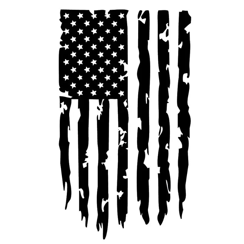 1PC American Flag Design Sticker self-adhesive Vinyl Decals Truck