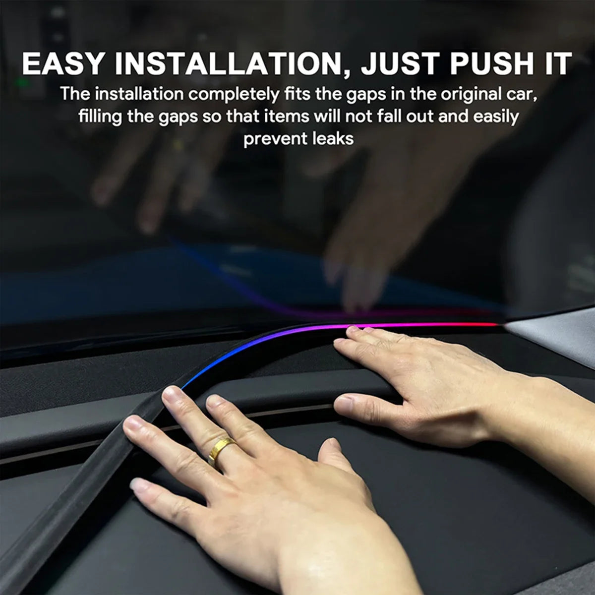 For Tesla BMW Audi Volvo Glc Front Windshield Interior 150CM RGB