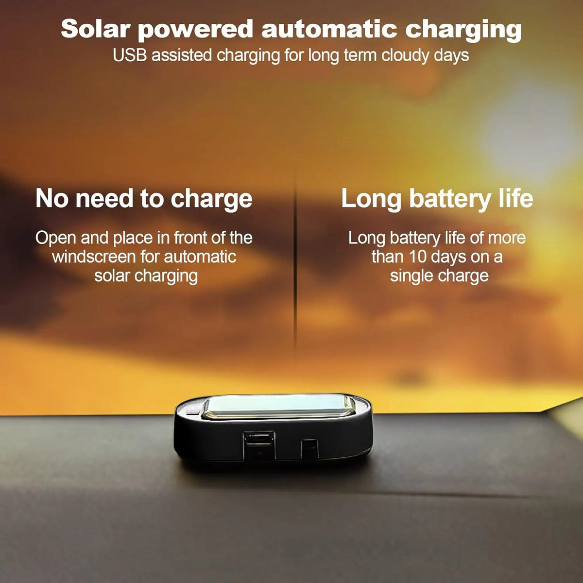 Solar Fake Security Powered Simulated Dummy Alarm Wireless