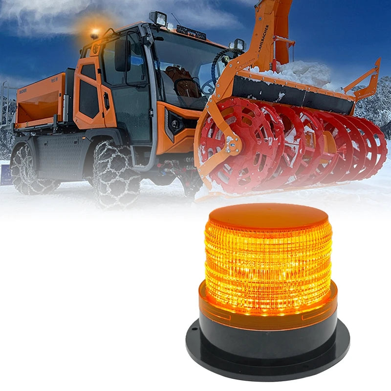 For Forklift Laikesi Strobe Amber Warning Emergency Flash Beacon