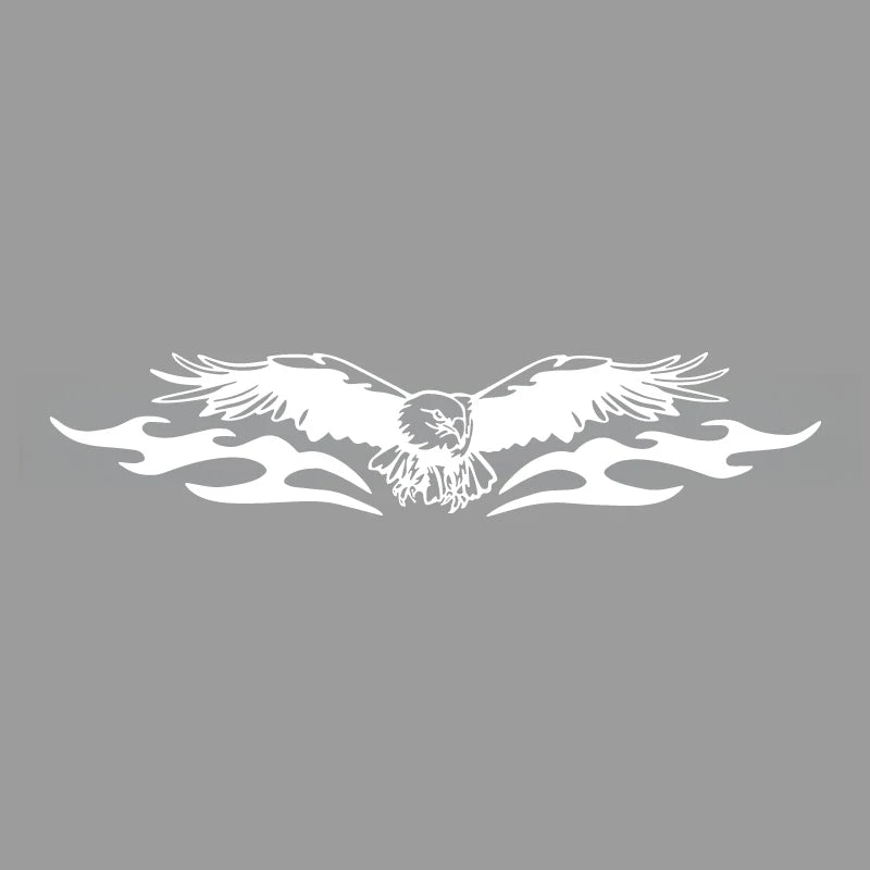 For Cartoon Fans Creative Flying Eagle Spreading Wings Sticker