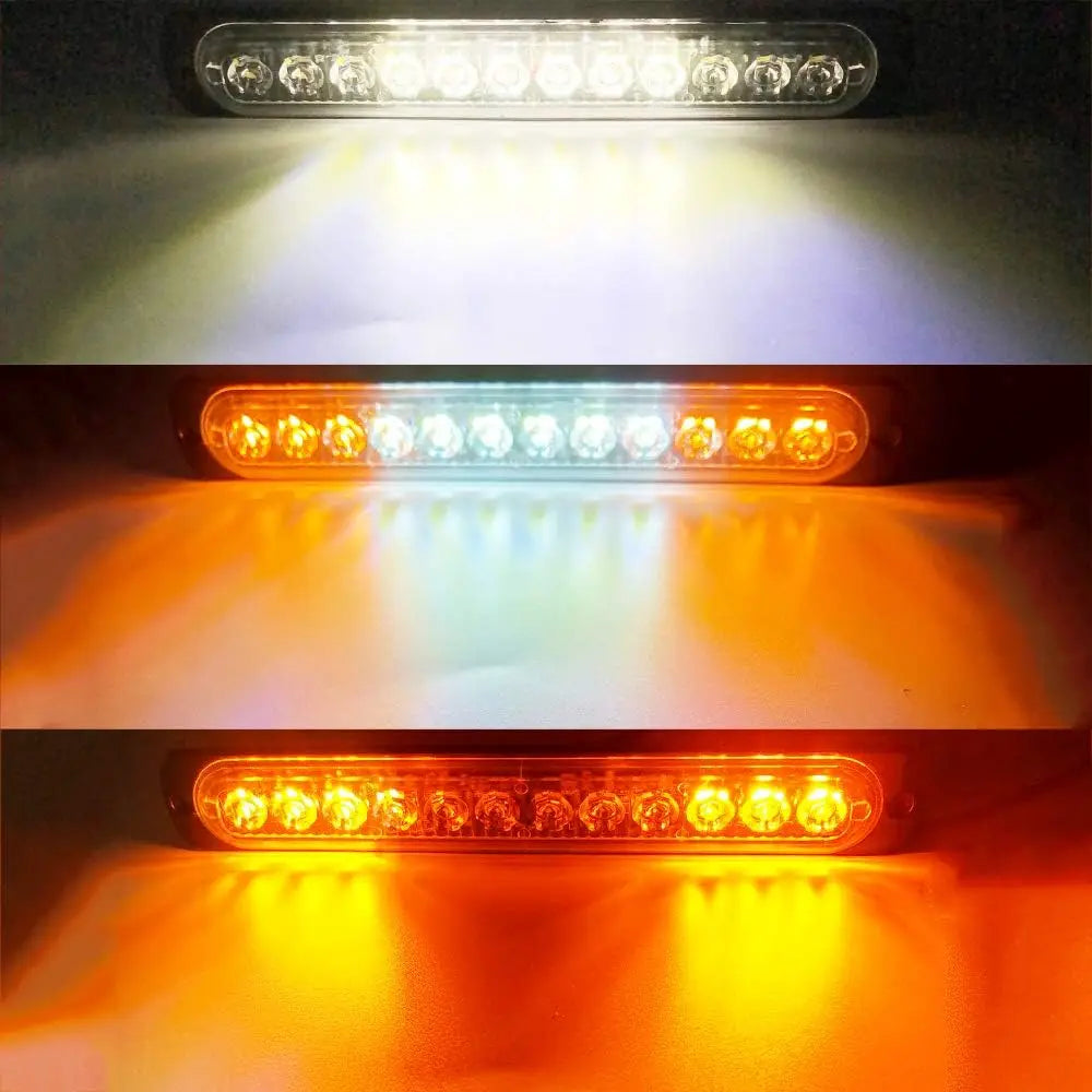 1PC 2PCS 4PCS Stroboscopes Strobe 12 Flash Truck 12-24v