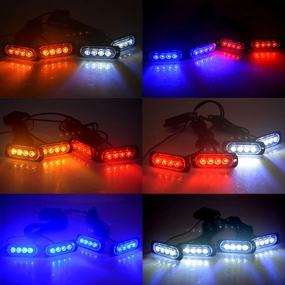 Wireless Grille Warning Strobe Flashing Beacon 12V 24V