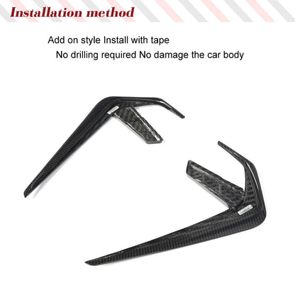 For BMW 8 Series F91 F92 Side Fender Air Vent Cover Trims F93 M8