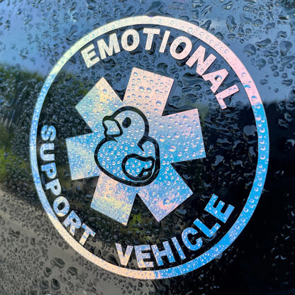 For Your Off-Road Adventures - Sticker Emotional Support Duck