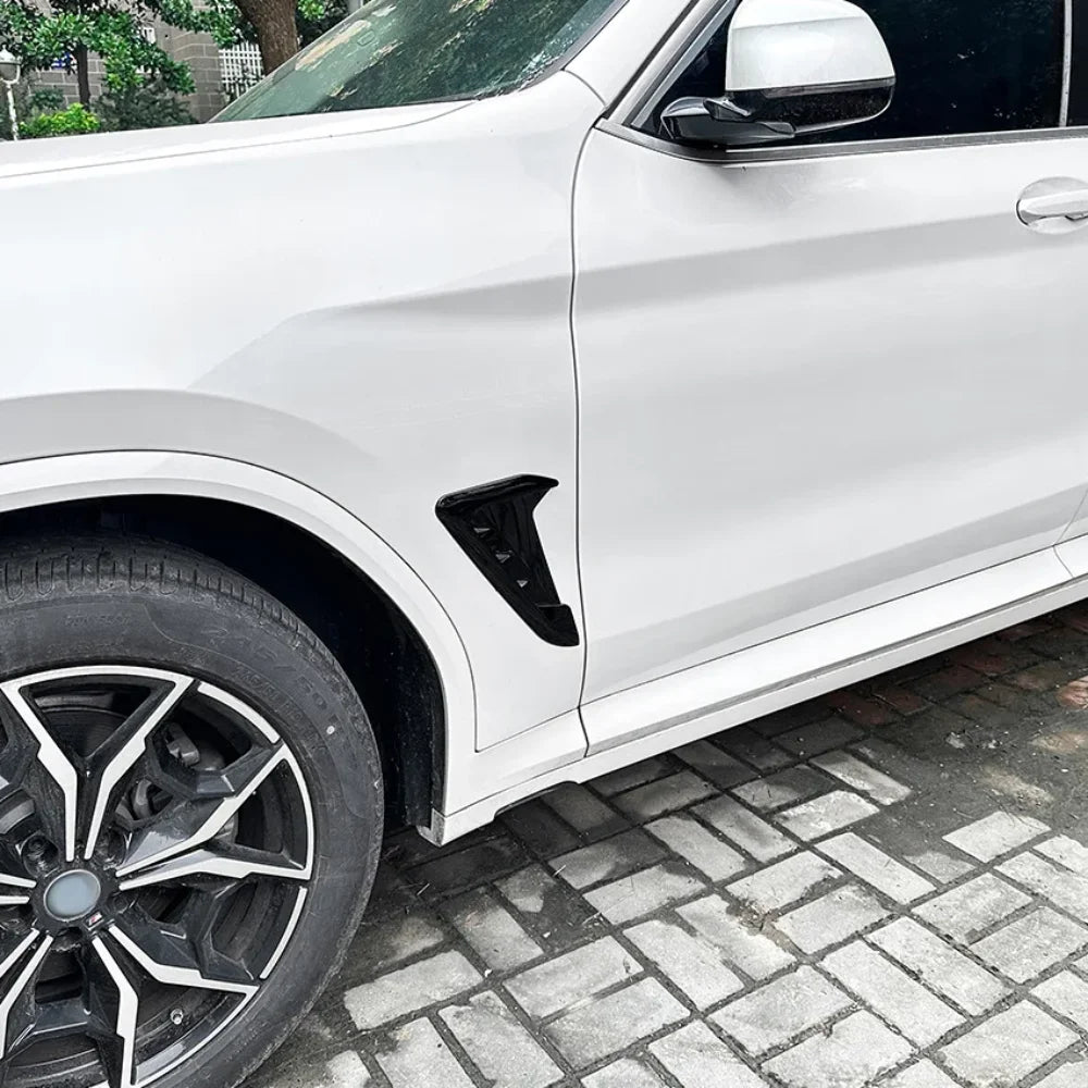 For BMW X3 X4 G01 G02 Side Fender Spoiler Wind Knife Gills Air