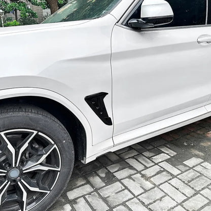 For BMW X3 X4 G01 G02 Side Fender Spoiler Wind Knife Gills Air