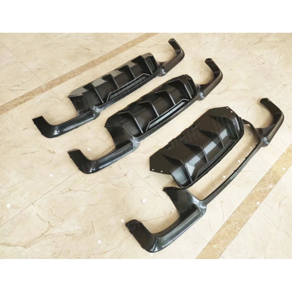 For BMW 5 Series F10 M ABS Rear Bumper Lip Diffuser Spoiler