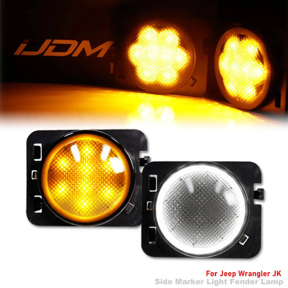 For Jeep Wrangler Jk Front Fender Flare Side Marker Assembly