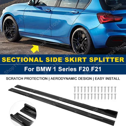 For BMW Accessories 1 Series F20 F21 E81 E82 E87 E88 Side Skirts