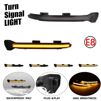 For Volkswagen VW Golf 7 MK7 2PCS Dynamic Turn Signal Side