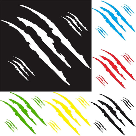 Claw Marks Sticker Vinyl Headlight Hood Decals Body Stickers