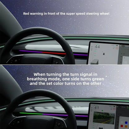 For Tesla Model 3 Y Smart Air Vent Ambient System Blind Spot