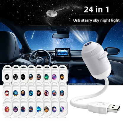 For Bedrooms Living Rooms,and USB Starry Sky Projector