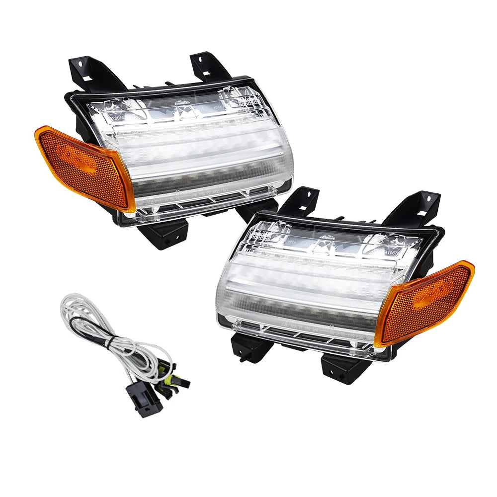 For Jeep Wrangler Jl Sahara Rubicon Front Fender Turn Signal Drl