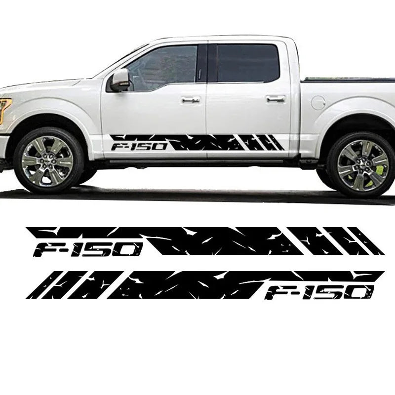 For Ford Rapter F150 Sport Stripe Side Door Body Stickers Decals