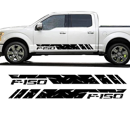 For Ford Rapter F150 Sport Stripe Side Door Body Stickers Decals