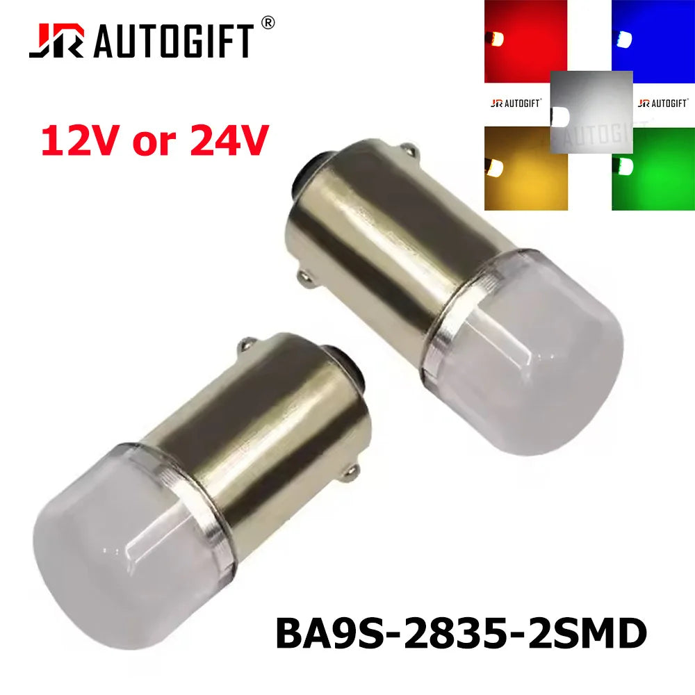 10PCS ba9s T4W 2835 Green 4300K Bulb Interior License