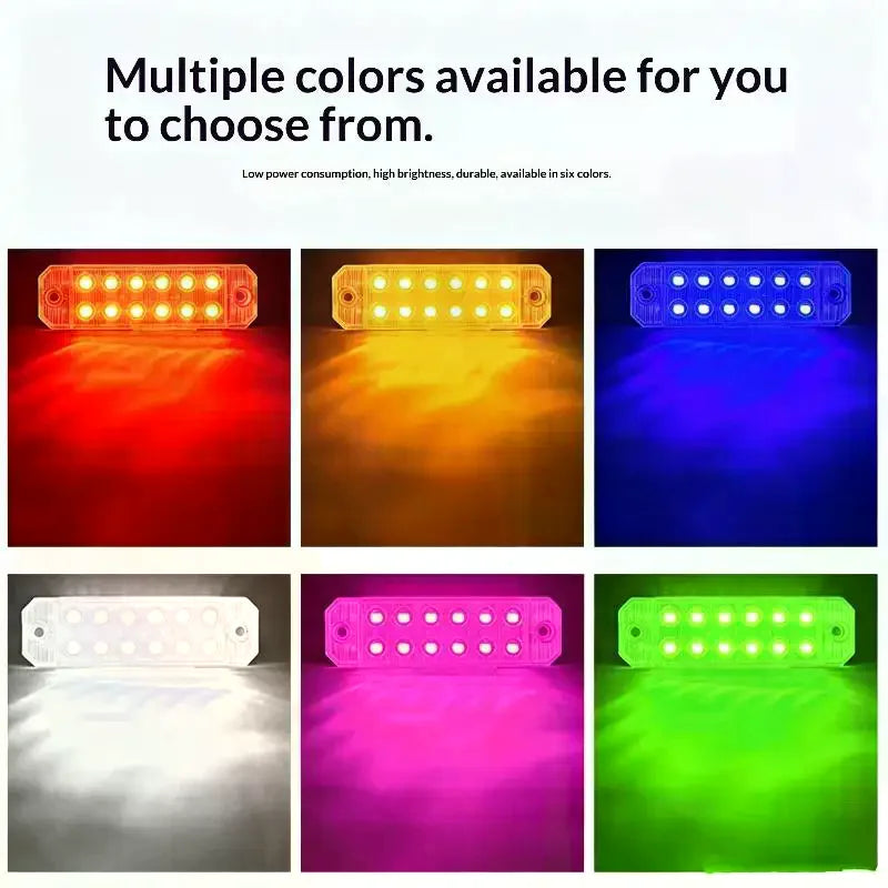 For Emergency Vehicle Use Multi Color Waterproof Strobe Warning