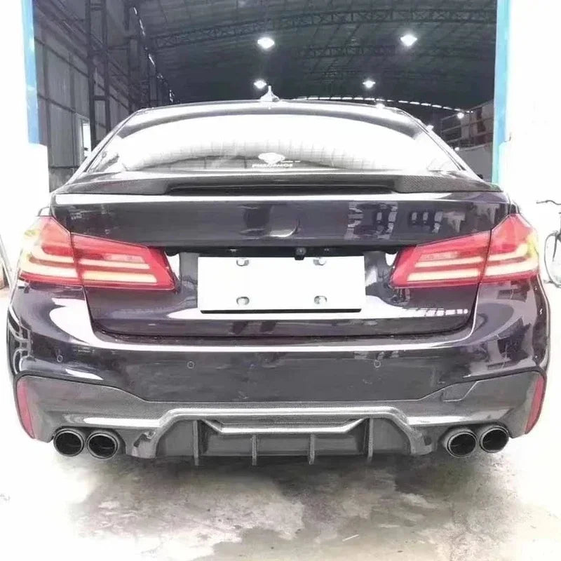 For BMW 5 Series M5 F90 Carbon Fiber Back Lip G30 G38 540I 530